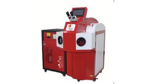 White And Red Engagement Ring Laser Soldering Machine