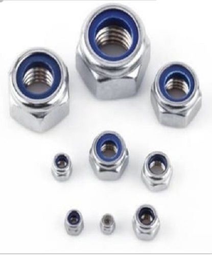 Polish Finish Industrial Grade Stainless Steel Nylock Nuts