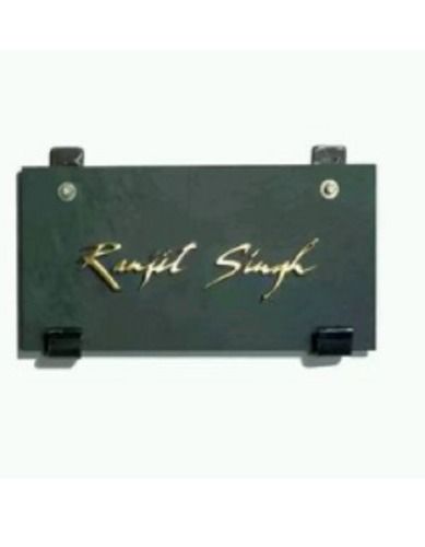 Rubber Slate Stone Name Plate