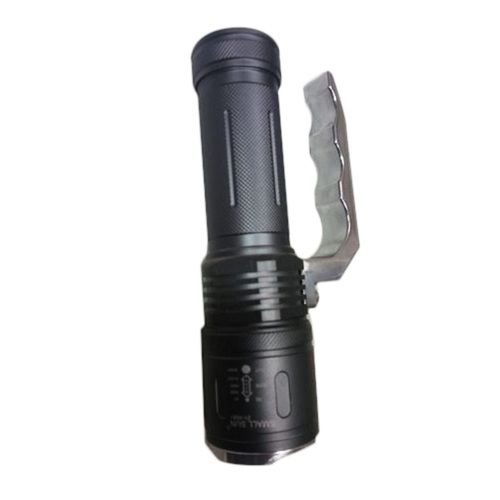 6.5 Inches Rechargeable Led Metal Torch Charging Time: 2 Hours