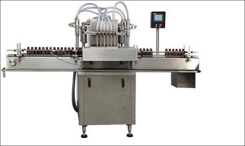 Silver Automatic Type Lubricant Oil Filling Machine