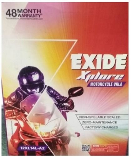 Exide Bullet Vrla Battery Nominal Voltage: 12 Volt (V)