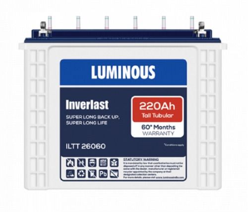 Iltt 26060 220Ah Luminous Tubular Battery Nominal Voltage: 12 Volt (V)