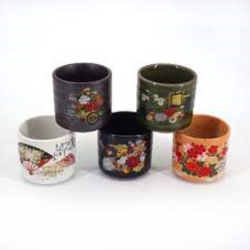 Traditional Elegant Ceramic Sake Cups