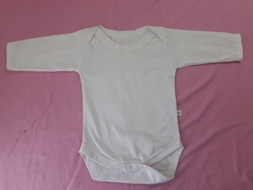 White Color Full Sleeves Baby Rompers