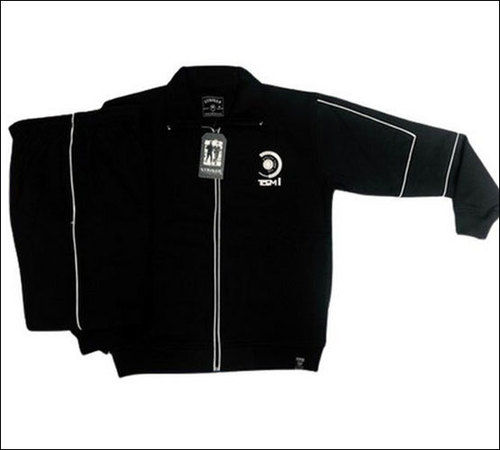 Mens Black Sport Tracksuit