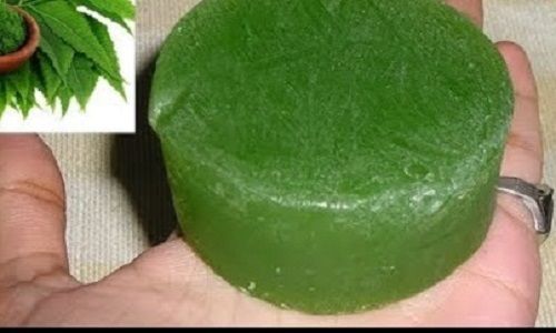 Green Handmade Neem Soap Ingredients: Herbal