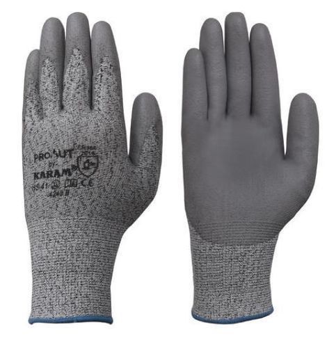 Grey Karam Cut Resistant Glove (Model Hs41)