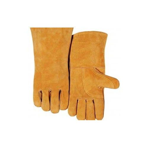 Leather Hand Gloves Camel Color