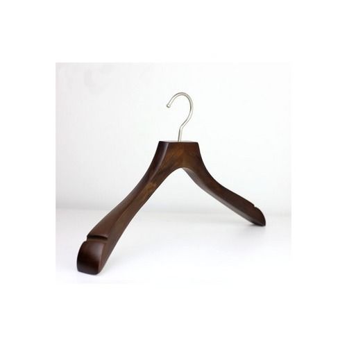 Brown Matte Wooden Cloth Hanger