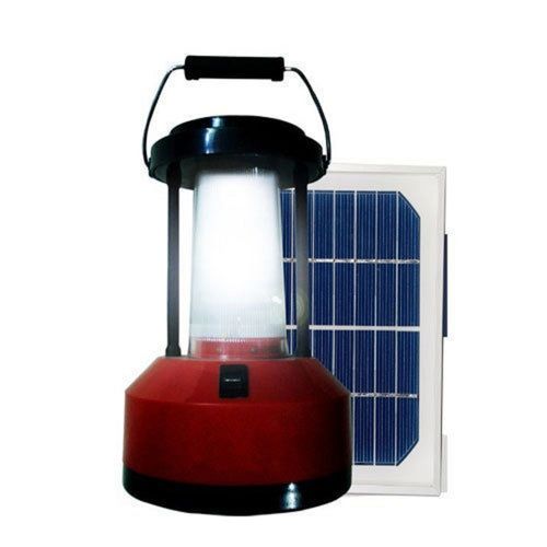 10W Red Plastic Indian Solar LED Lantern