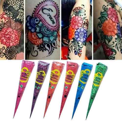 Nail Mehndi Cone, for Home, Parlour, Temporary Body Tattoo at Rs 8 / 15  Gram in Surat