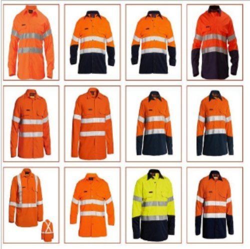 Light In Weight Cotton Drill Safety Suit Fabric