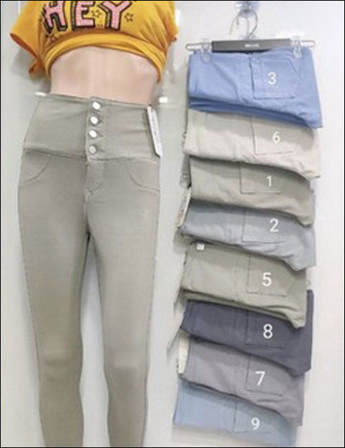 Ladies Fancy 4 Way Lycra Jeans