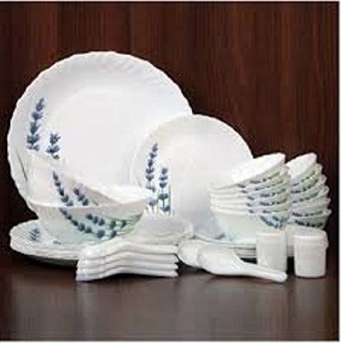 Laopala English Lavender Novo Collection Opalware Dinner Set, 35 Pieces