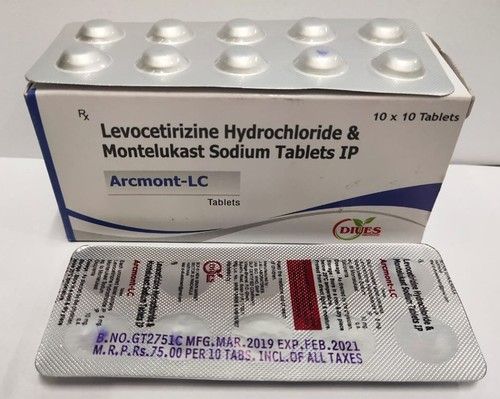 Levocetirizine Hydrochloride & Montelukast Sodium Tablet