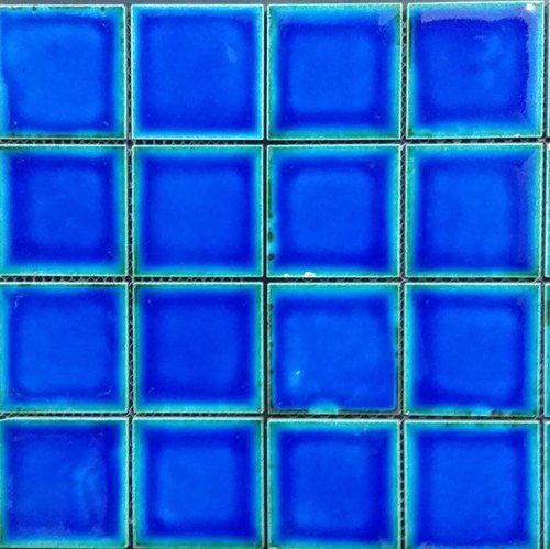 Blues Square Handmade Ceramic Tiles