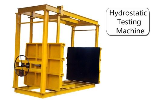 Yellow Hydrostatic Testing Machine