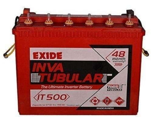 Exide Inverter Tubular Battery Nominal Voltage: 12 Volt (V)