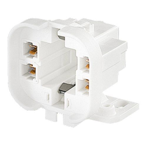 Plastic White G24 Cfl Lamp Holders Application: Domestic