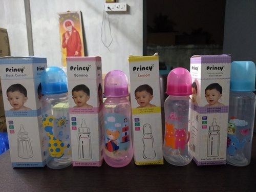 125 ML Transparent Plastic Baby Feeding Bottle