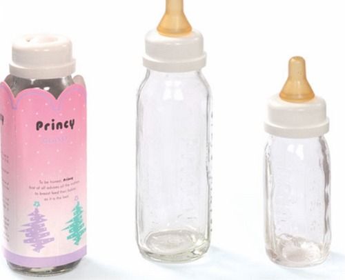 250 Ml Transparent Baby Feeding Glass Bottle