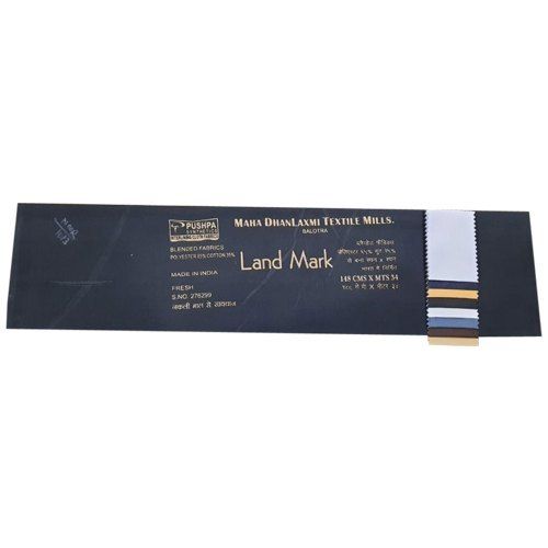 Plain Land Mark Dyed Polyester Cotton Blended Fabric