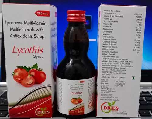 Lycopene, Multiviatimin, Multiminerals with Antioxidants Syrup