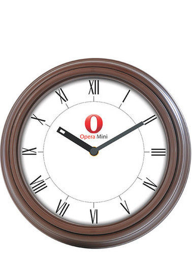 Red Round Wall Clock (Esv E80)