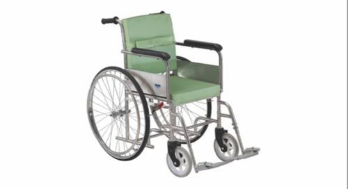 1036 एसएस रिजिड व्हीलचेयर कुशन सीट और बैक के साथ