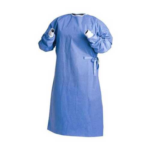 Machine Made Sky Blue Surgical Gowns