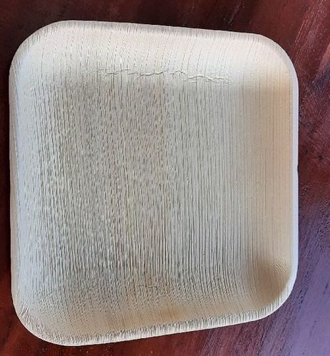 Areca Leaf Square Shallow Plate