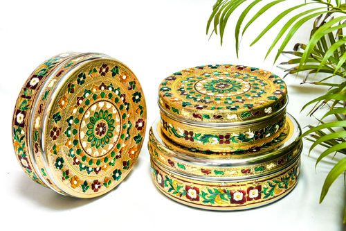 Multi Color Fine Finish Meenakari Box