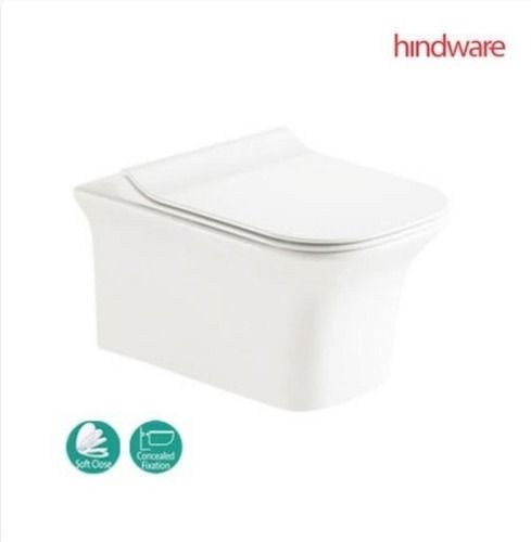 Hindware Agnese Wall Mounted Water Closet Size: 55 X 35 X 35 Cm