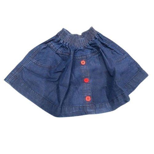 Girls Denim School Skirt Age Group: 5-11 Years