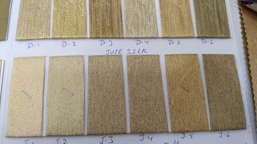 Stain & Wrinkle Resistant Jute Silk Fabric For Garments