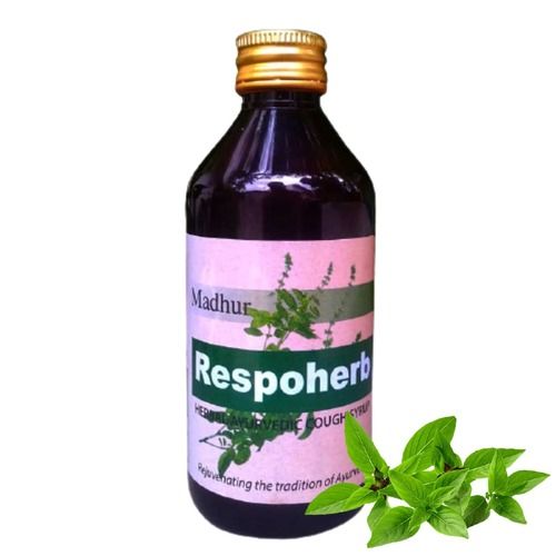 Madhur Respoherb Herbal Ayurvedic Cough Syrup Ingredients: Tulsi