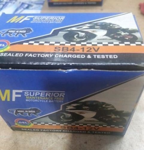 Mf Motorcycle Battery Sb4 12V