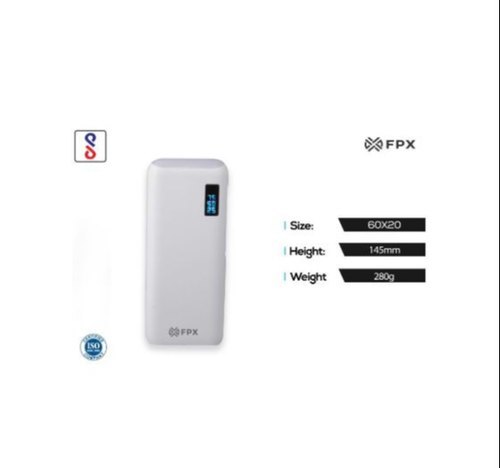 -Mah Li-Ion Power Bank White Design: Bar