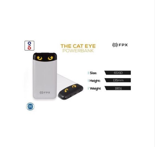 -Mah Li-Polymer Power Bank White Design: Bar