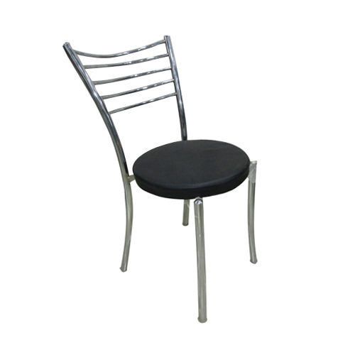 Black Steel Restaurant Chair