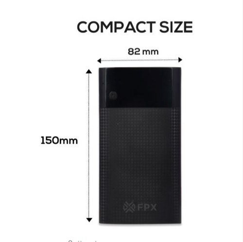 Fpx 13000 Mah Li-Ion Power Bank Black Design: Bar