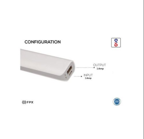 Fpx 2600 -Mah Li-Ion Power Bank White Design: Bar