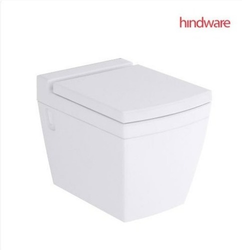 Hindware Quadra Wall Mounted Water Closet Size: 55 X 37 X 39 Cm