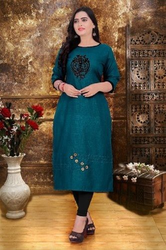 Various Ladies Casual Embroidered Kurti