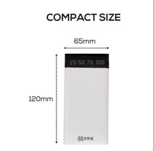 Mah Li-Polymer Power Bank White Design: Bar