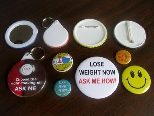 Metal Button Badges