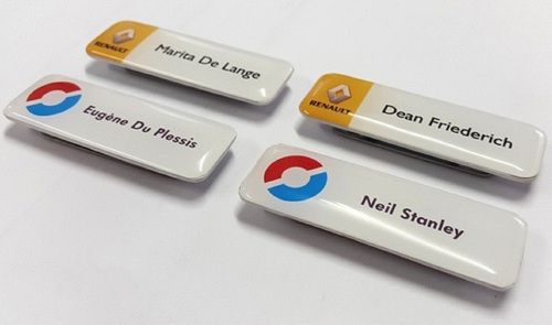 Multicolor Rectangle Name Badge Magnet at Rs 95/piece in Mumbai