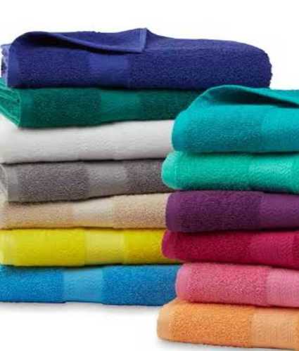 Attractive Cotton Plain Bath Towel