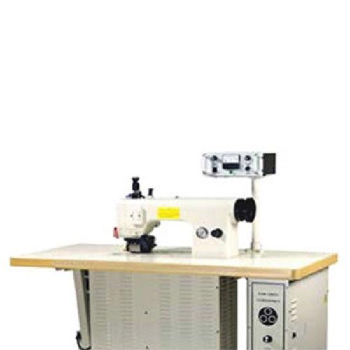 White Ultrasonic Lace And Fabric Sewing Machine